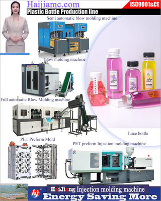 Máquina micro del moldeo a presión de la sobremesa de la máquina de la botella semi automática del ANIMAL DOMÉSTICO de 2 cavidades que sopla