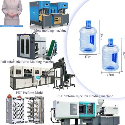 Máquina automática de moldeo por inyección de preformas de PET PLC 80 toneladas