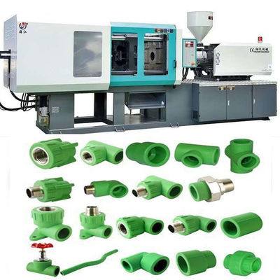 Máquina de moldeo por inyección de precisión 200-300T 15KW 100-150g Fitting de tubería de PVC