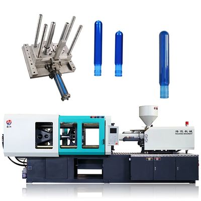 Máquina de moldeo por inyección de preforma de PET avanzada 3-4 Zona Calentador 100-150mm Trazo del eyector