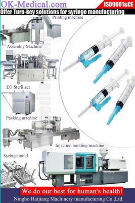 Máquina de fabricación de jeringas de 220V380V de tensión que incorpora 12 toneladas de peso de la máquina y un golpe de cambio de 490 mm para una salida constante