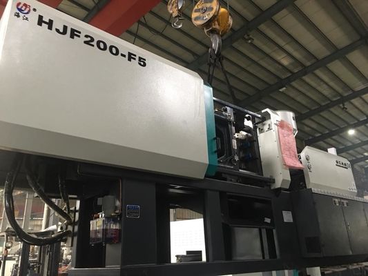 Máquina que moldea de la inyección automática tamaño pequeño de la tonelada HJF200 con el servo del PLC de KEBA